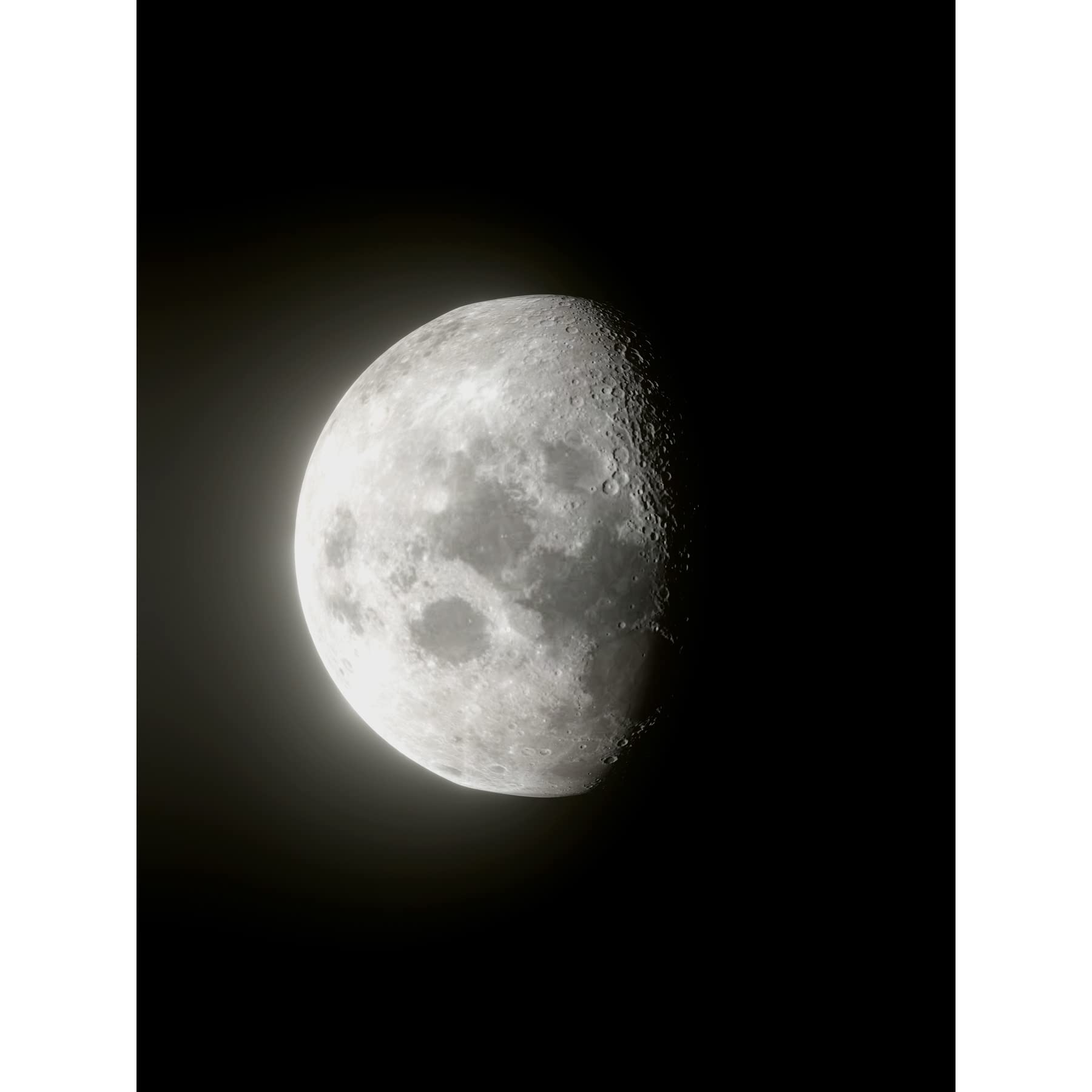 Artery8 Lunar Phases Waning Gibbous Moon Space Astronomy Extra Large XL Wall Art Poster Print