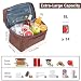 Leadinor Insulated Lunch Box for Women, Lunch Bags Lightweight Waterproof Cooler Bags for Work (Coffee)