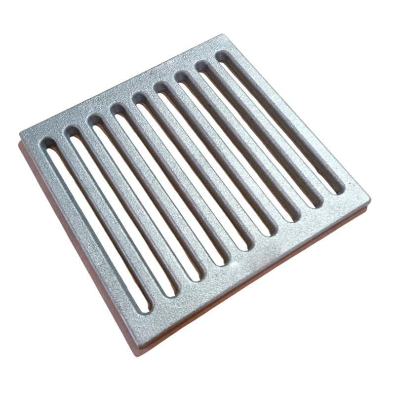 Griglia in ghisa caduta cenere e aereazione per camini, stufe a legna e focolari 20x20X1 CM - RIF 0036