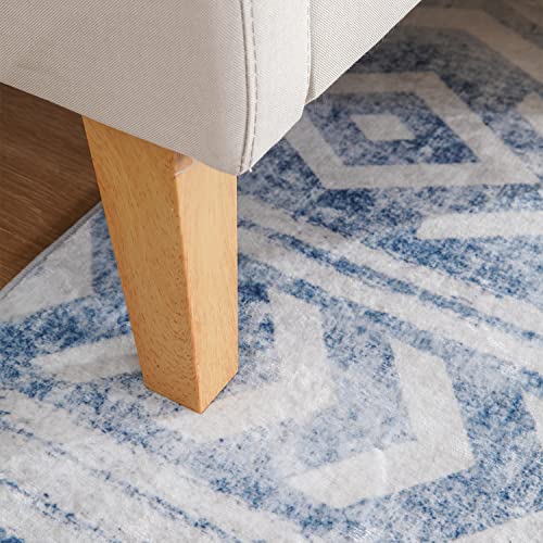 Boho Area Rug 5X7 Feet Modern Area Rug Neutral Carpet For Bedroom Decor, Livingroom Decoration Ideas, Play Room #TOP6