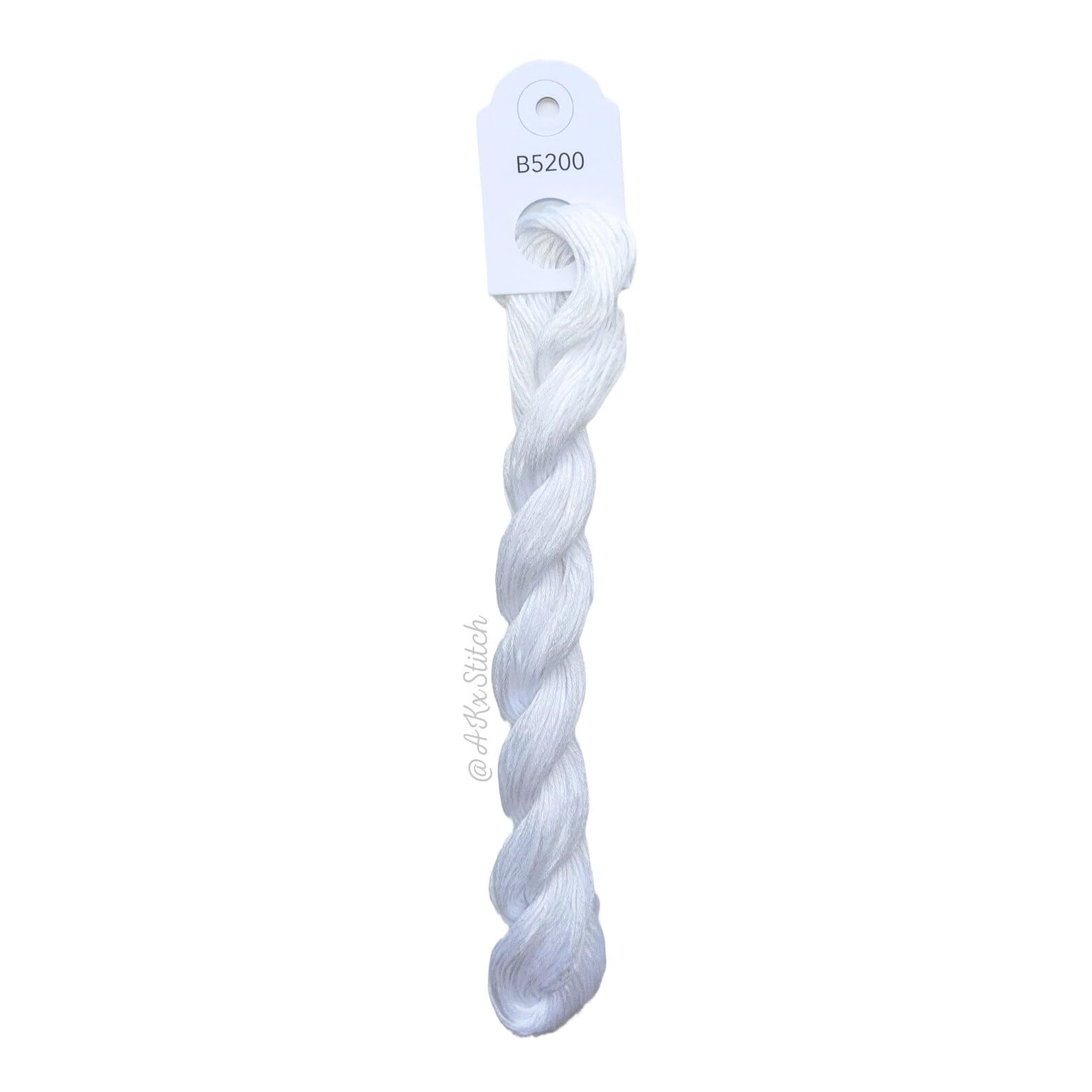 CXC - Filo da ricamo a punto croce, colore abbinabile DMC, colore ecrù, bianco sporco ecrù, tagliato a metraggio (100 metri