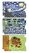 RFID Blocking Sleeves Credit Card Holder (Set of 6) - Fine Art Set 1 Package