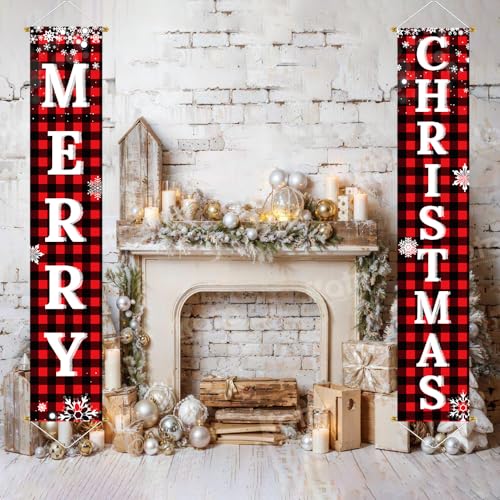 Christmas Decorations Outdoor Yard Front Porch Sign Set - image 6