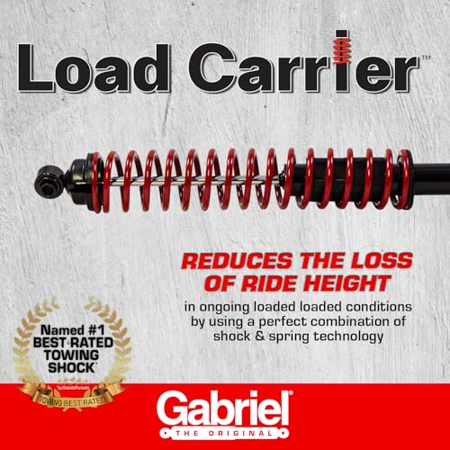 Image of Gabriel 43111 Load Carrier Towing & Hauling Rear Spring Shocks Fits Chevrolet C10, K10, C20, K20, Blazer, Suburban, GMC C1500, K1500, C2500 & K2500 Trucks and SUVs (Pair)