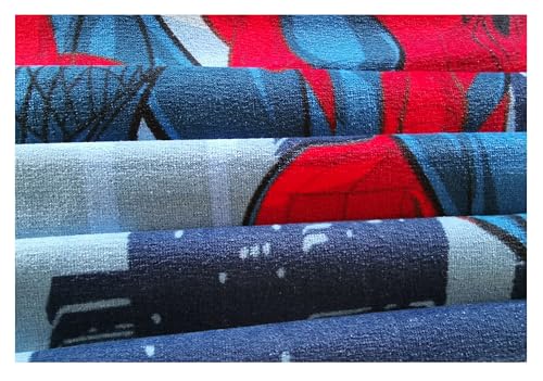 Jerry Fabrics Kinder Handtuch Badetuch Strandtuch Duschtuch für Jungen 100% Baumwolle 70x140 cm (Spiderman)