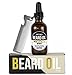 Beard Kit Organic Gift Best Smelling Beard Oil for Mens Grooming Care + Growth Conditioner - Certified Organic. Rest Assured That Our Products Pack Will Rid You of Dandruff & Split Ends