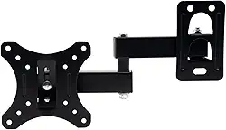 Suporte Articulado de Parede para TV, Ajuste Livre, Adequado para TVs de 10 a 27 Polegadas, VESA 50 * 50 a 100 * 100mm, Suporta um Peso Máximo de 10 Quilogramas