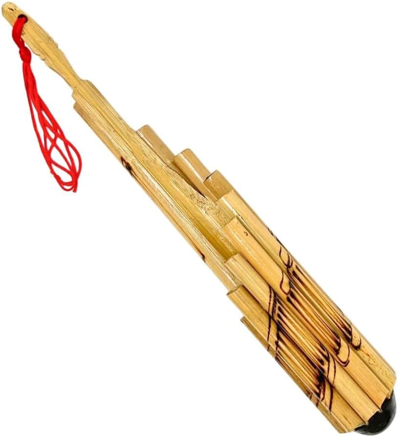 Bamboo Thai Traditional instrument Wote 12 Tubes Music, Isarn Handcrafted Musical Instrument, Vintage Beautiful Ideas For Gift (Dm Key)