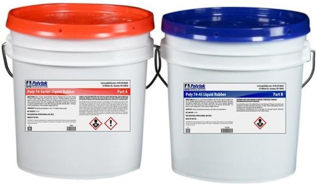Polytek 74-45 Liquid Polyurethane Rubber (16lb Kit)