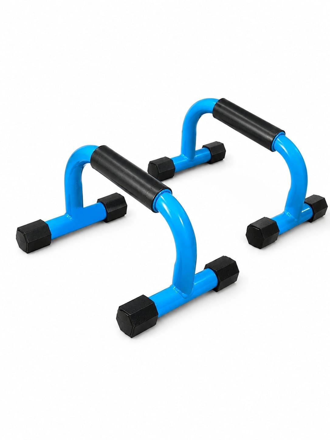 Premium Metal Push Up Bars For Strength Training Non Slip Push Up Handles For Home Gym,Chest,Shoulder,Triceps & Upper Body Workout (Sky Blue)-image-33
