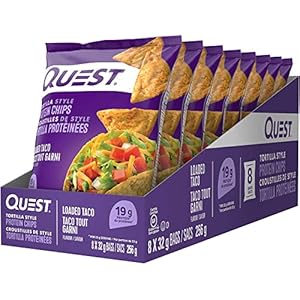 Quest Tortilla Chips Loaded Taco 8/box, 256 g