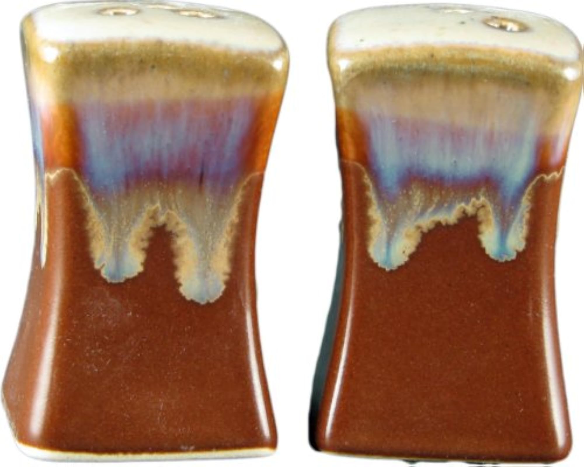 PRADO Stoneware Square Dinnerware Salt & Pepper Shaker Set