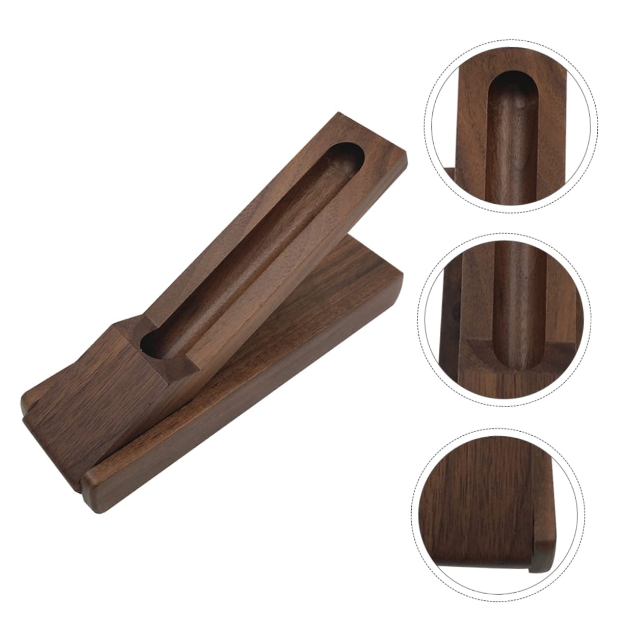 STOBOK Estuche Compacto De Madera Organizador De Papelería para Estudiantes y Artistas