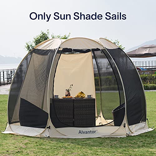 新品サンシェード Alvantorスクリーンテント/バブルテント専用 3枚セット バブルテント 透明 クリア ポップアップ スクリーンテント