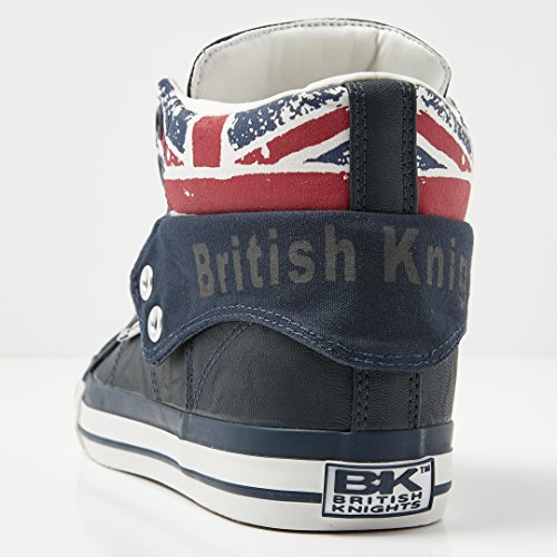 British Knights Męskie Roco High-Top, niebieski - niebieski Navy Union Jack 04-43 EU