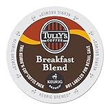 Tully's Coffee Breakfast Blend, K-Cup Portion Pack for Keurig K-Cup Brewers 24-Count