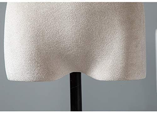 Miniatura 5 de Female Mannequin Body n Height Adjustable Dress Form Model Clothing Display with Black Metal Tripod Stand (Gray Medium)