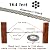 Muzata Stainless Aircraft Steel Wire Rope Cable For Railing ,Decking, DIY Balustrade, 1/8Inch,7x7,164Feet