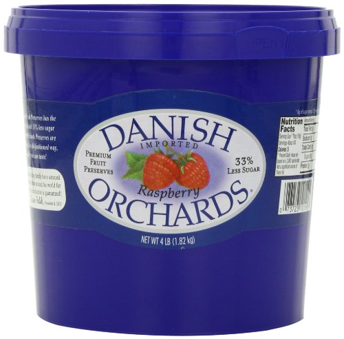 Danish Orchards Preserves, Raspberry, 4-Pound (Pack of 3) image 5
