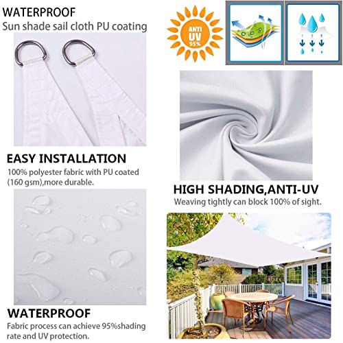 Toldo de sombra con cuerdas de fijacion para solucionar el calor en patio 3