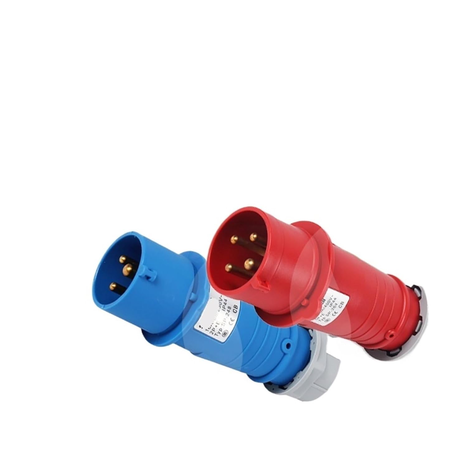 1 Pcs Industrial Plug IP44 Waterproof and Rainproof Power Outdoor Surface Mounted Portable Mobile(SP-248 3P 16A)