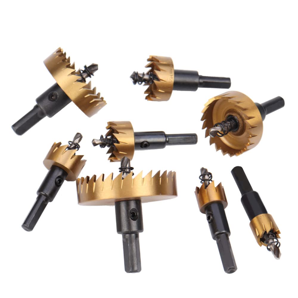 Broca HSS de punta de carburo de 12-100 mm Sierra de agujero de acero de alta velocidad para herramientas de brocas de metal de acero de aleación de aluminio inoxidable, 80 mm, como se muestra
