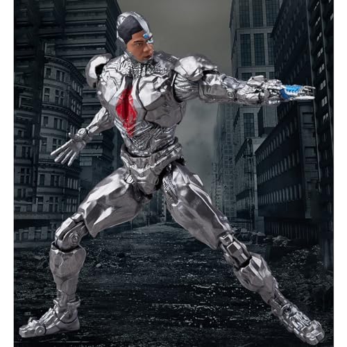 HiPlay Fondjoy Collectible Figure Full Set: Cyborg, 1:9 Scale Miniature Action Figurine DCGG, Cyborg Dcgg - Image 2