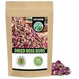 Alpi Nature Rose Tea 50g 1.8 oz, Dried Whole Rose Buds for Flower Tea and Herbal Infusions