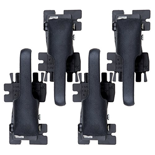 ECCPP Door Handles Interior Inside Inner Front Rear Passenger Driver Side for 1995-2003 Explorer Black(4pcs)