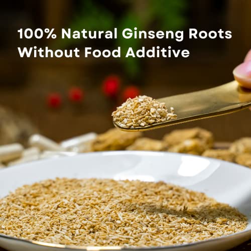 Baumann Premium American Ginseng Tea Bags (20 Tea Bags) - Authentic Panax Wisconsin Grown Panax Ginseng Herbal Tea - Healthy Green Tea With Antioxidant Ginsenosides For Enhanced Focus & Energy #TOP6