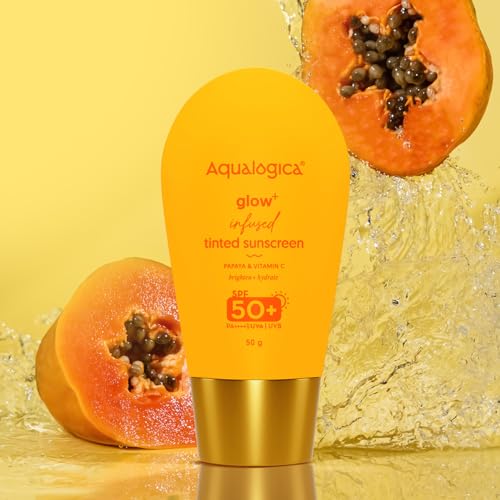 Aqualogica Glow+ Tinted Sunscreen SPF 50+ 50g - Image 3