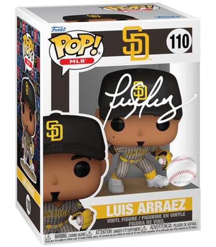 Luis Arraez #110 Facsimile Signed Reprint Laser Autographed Funko POP! Baseball MLB: San Diego Padres Figurine with Protector Case