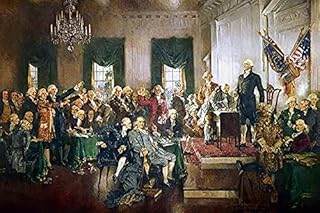 Scene at The Signing of The Constitution of The United States Painting 8x12 Photograph Photo Print