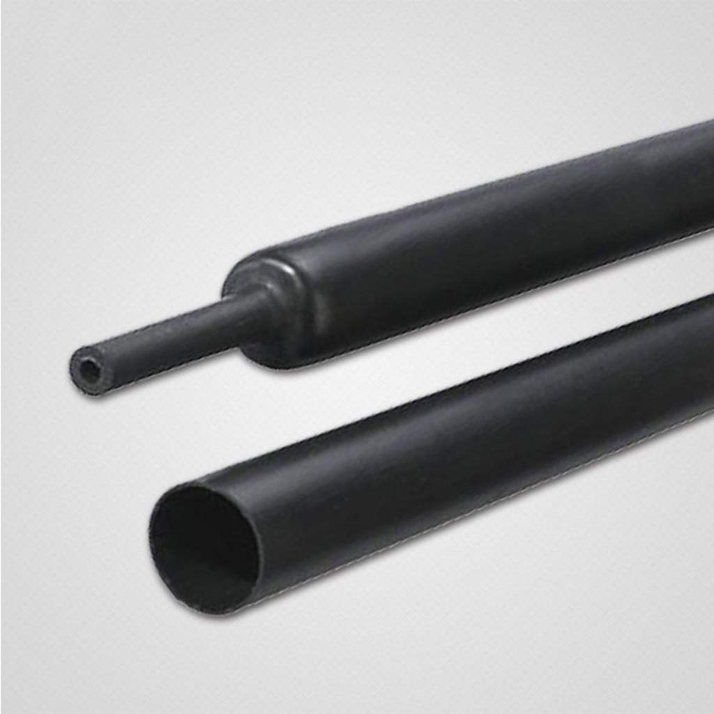 3:1 Tubing Black Adhesive Heat Shrink Waterproof HeatShrink Glue Lined Tube Sleeve (1 Meter, 6.4mm)