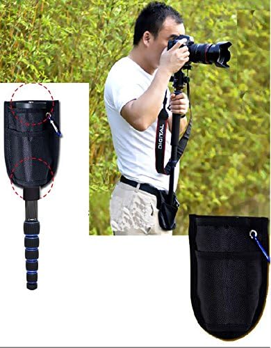 Miniatura 7 de Koolehaoda Monopod para cámara portátil de aluminio de 61 pulgadas, telescópico de 6 secciones, plegable es de solo 15 pulgadas, monopie compacto de