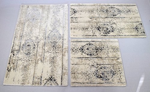 Kleine Wolke Badteppich Caracas, Silbergrau, 60 x 60 cm 4004478259072