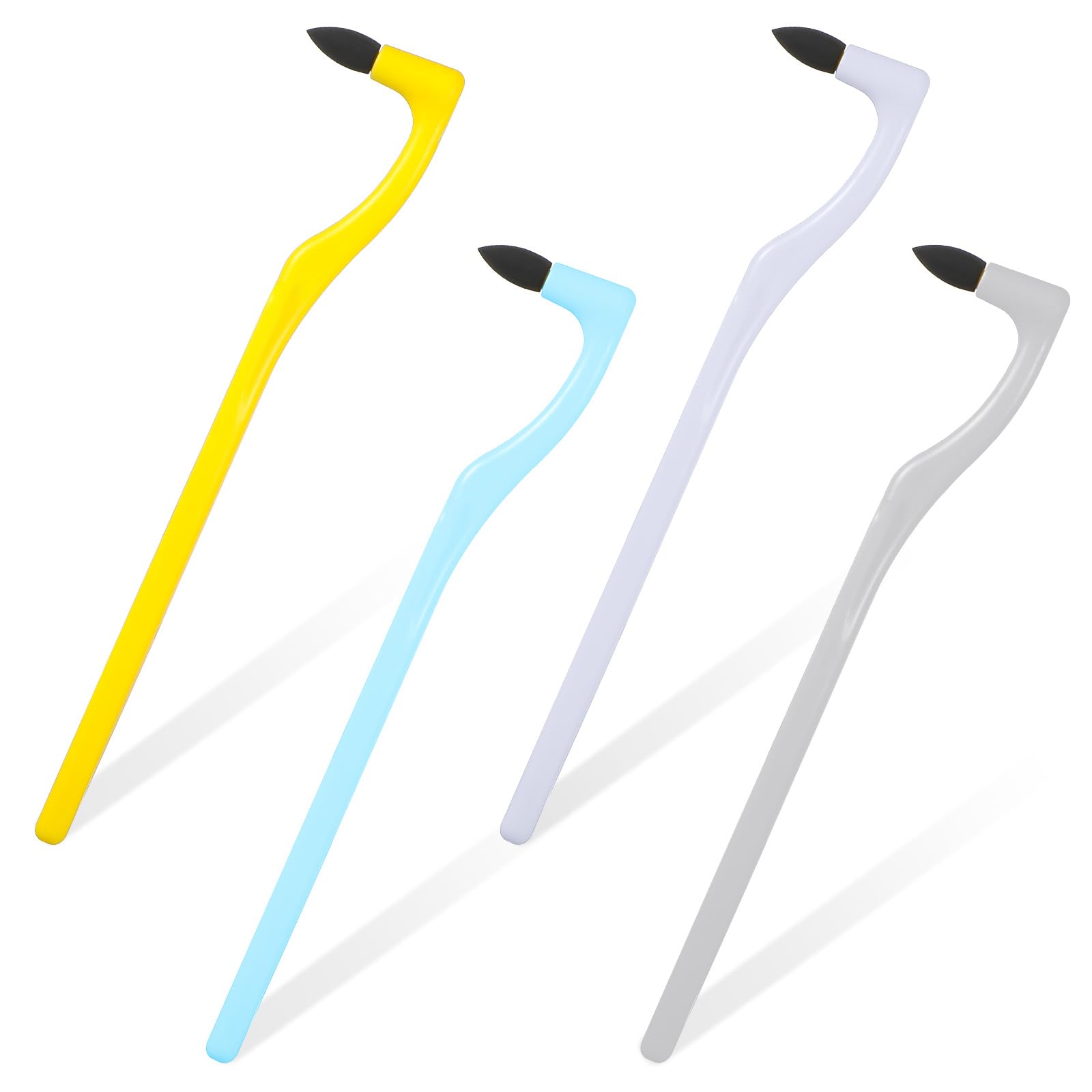 4 Pcs Tooth Stain Eraser Removers Dental Plaque Tartar Eraser Polisher Professional Dental Picks Tooth Stain Remover Tool