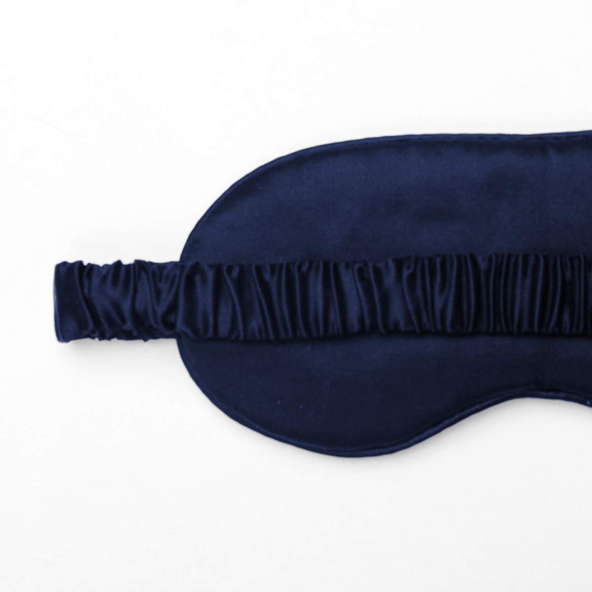 Silk Sleep Mask Light Blocking Luxury 100% Mulberry 19mm Silk Eye Mask Eye Cover Blindfold Ultra Soft Light & Comfy Anti Aging Skin Care with Travel Bag Gift Package: Deep Blue
