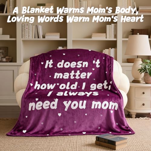 Couverture en flanelle de qualité supérieure pour anniversaire maman - 3
