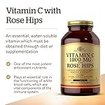 Solgar Vitamin C 1000 mg with Rose Hips, 250 Tablets - Antioxidant & Immune Support - Overall Health - Supports Healthy Skin & Joints - Non GMO, Vegan, Gluten Free, Dairy Free, Kosher - 250 Servings - Image 3
