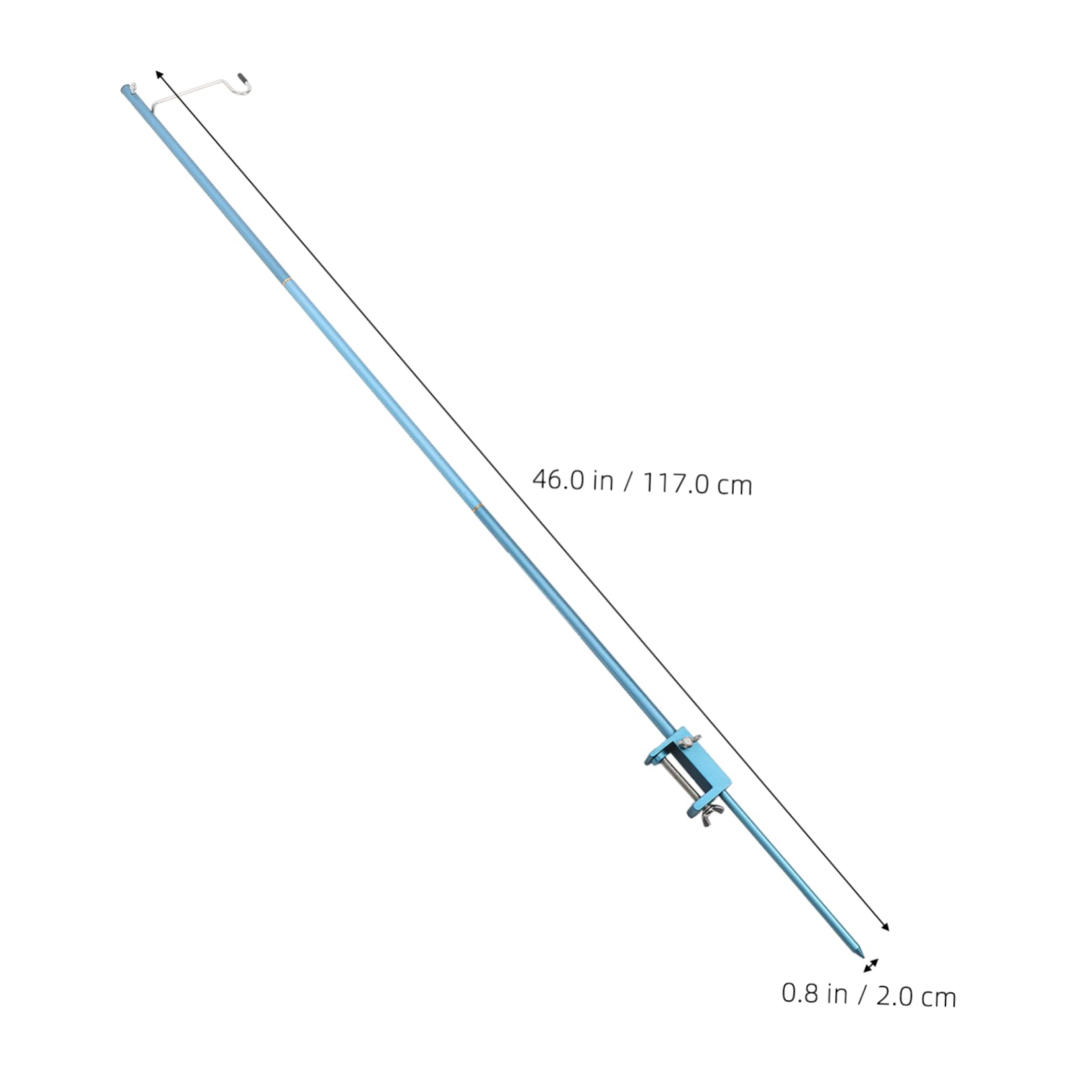 balacoo Outdoor Camping Light Stand Portable Lantern Rack Firm Support Easy to Assemble