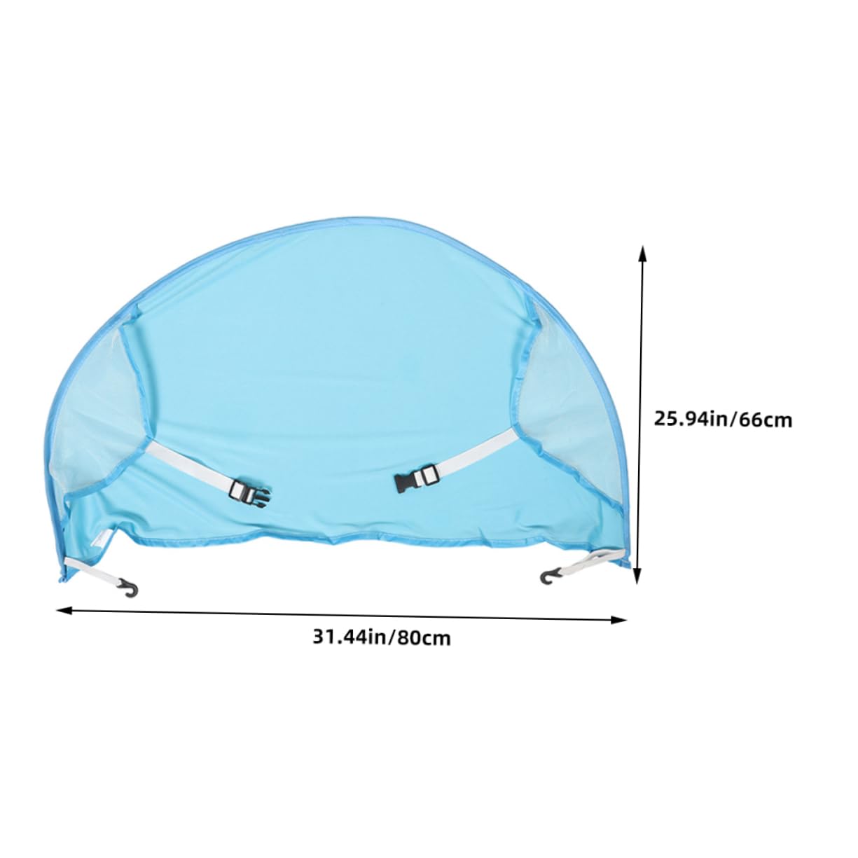 Abaodam 2pcs Stroller Sunshade Canopy Cover for Stroller Pushchair Sun Protection Shade Uv and Rain Protection