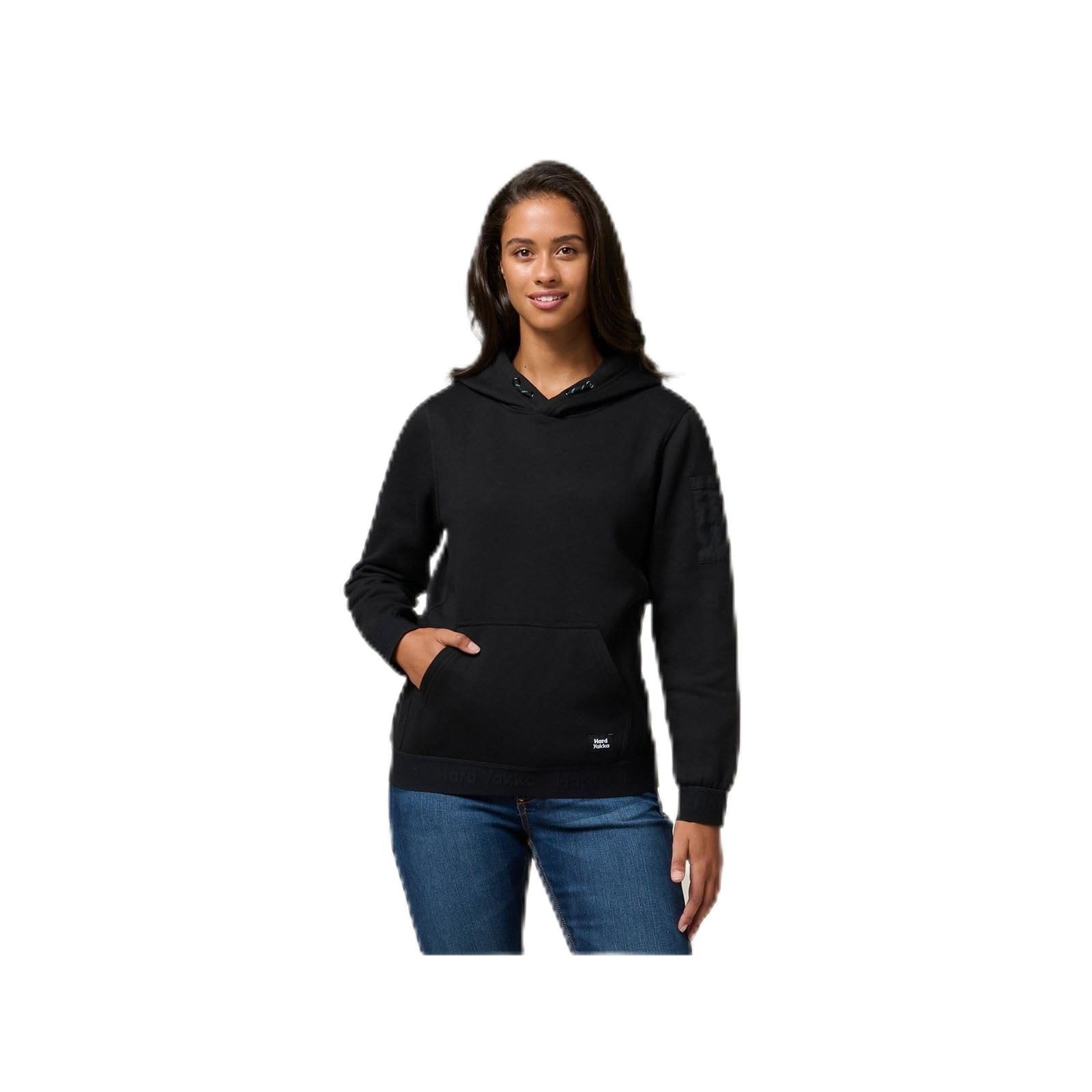 Hard Yakka Gladiator Hoodie Black Small Black