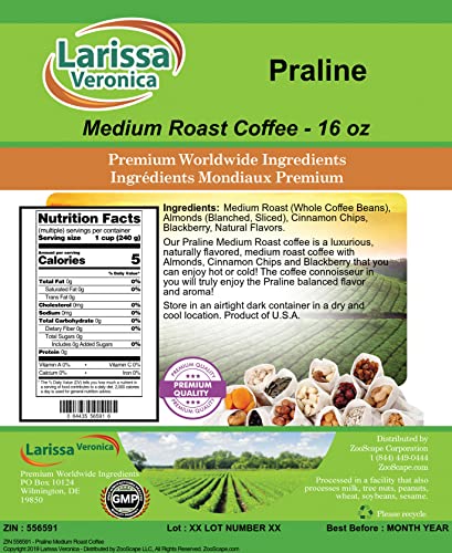 Praline Medium Roast Coffee 16 oz miniatura 2
