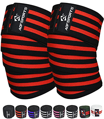 AQF Rodillera Vendaje para Levantar Peso para Rodillera�fs menisco y ligamento Soporte Elastico con Proteccion Elasticas para Lev
