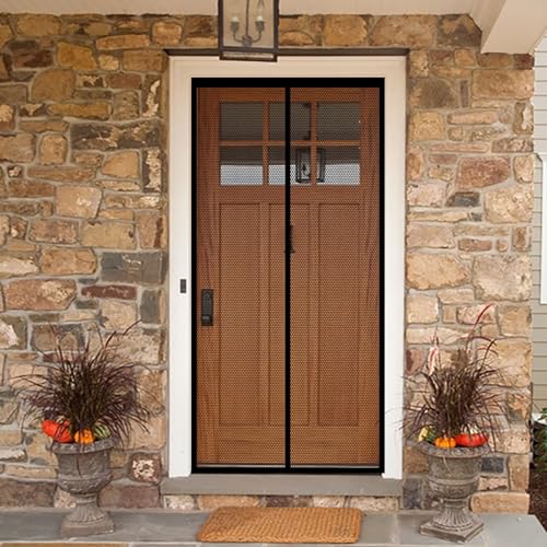 �N���t���Ԍ˃J�[�e�� 88 x 230 cm �É��d�l�h�A�p�����ŕ܂銷�C�΍����������悯�h�o�b�`���ᒠ�J�[�e�������ŕ܂�ȒP���t���֐Q��������x���_�L�b�`�ɓK�p, �u���b�N