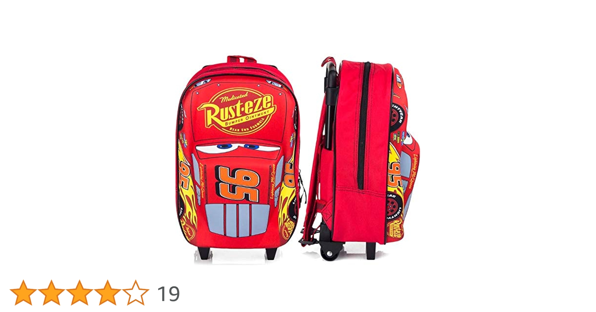 【美品】ディズニー　カーズ　子供用キャリーケース 子供 キャリーケース キャリーバッグ ディズニー カーズ Lサイズ
