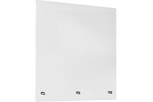 Flash Furniture Clear Hanging Plexiglass Shield for Desks, Counters & Receptions