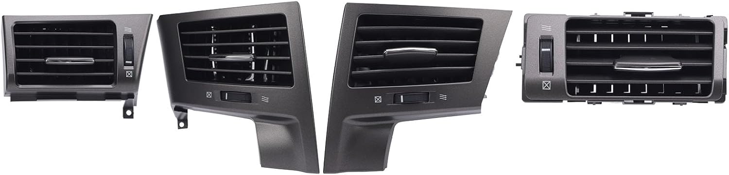 Greensen Car Center Dash AC Air Vent Kit, Specifically Designed Replacement for LX570 2007 to 2015, with Main and Side Air Vents for Left Hand Drive Dashboard Conditioning Outlet