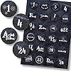 Adventskalender Aufkleber Set 1-24 - 3x24 Sticker Für Selbstgemachte Kalender